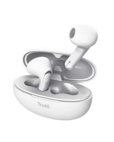 AURICULARES TRUST YAVI EARPHONES ENC BLUETOOTH WIRELESS WHITE