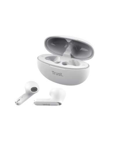 AURICULARES TRUST YAVI EARPHONES ENC BLUETOOTH WIRELESS WHITE