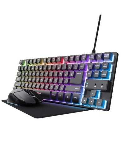 TECLADO + RATON WIRELESS + ALFOMBRILLA TRUST GXT 794 GAMING BUNDLE