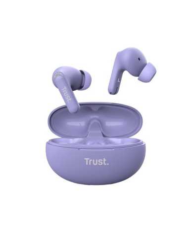 AURICULARES TRUST YAVI EARBUDS ENC BLUETOOTH WIRELESS PURPLE