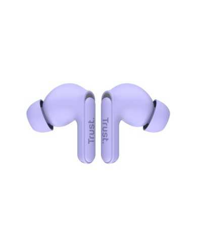 AURICULARES TRUST YAVI EARBUDS ENC BLUETOOTH WIRELESS PURPLE