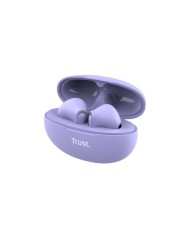 AURICULARES TRUST YAVI EARPHONES ENC BLUETOOTH WIRELESS PURPLE