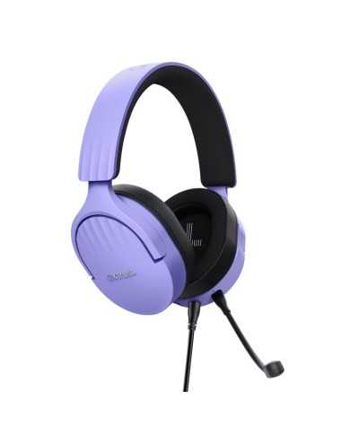 AURICULARES + MICROFONO TRUST GAMING GXT 489P FAYZO HEADSET MULTI PURPLE