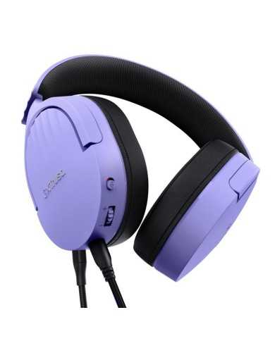 AURICULARES + MICROFONO TRUST GAMING GXT 489P FAYZO HEADSET MULTI PURPLE