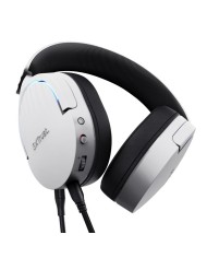 AURICULARES + MICROFONO TRUST GAMING RGB GXT 490W FAYZO HEADSET 7.1 WHITE
