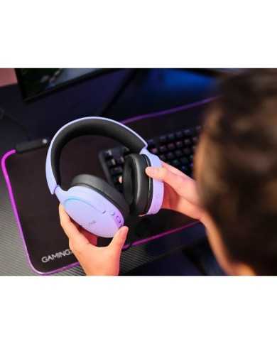 AURICULARES + MICROFONO TRUST GAMING RGB GXT 491P FAYZO HEADSET WIRELESS