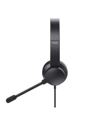 AURICULARES + MICROFONO TRUST HS-150 HEADSET 3.5MM BLACK