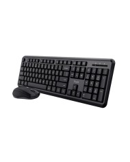 TECLADO + RATON TRUST TKM-360 WIRELESS SILENT BLACK