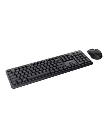 TECLADO + RATON TRUST TKM-360 WIRELESS SILENT BLACK
