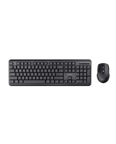 TECLADO + RATON TRUST TKM-360 WIRELESS SILENT BLACK
