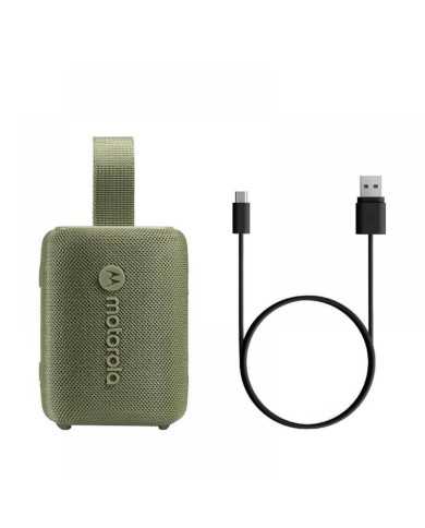 ALTAVOZ MOTOROLA ROKR 300 WIRELESS BLUETOOTH 5.3 IP67 GREEN