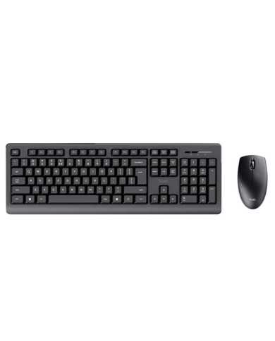 TECLADO + RATON TRUST PRIMO WIRELESS BLACK