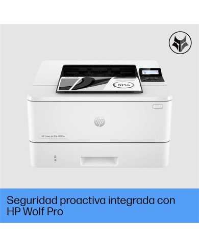 IMPRESORA HP LASERJET PRO LASER MONOCROMO 4002DW WIFI DUPLEX WHITE