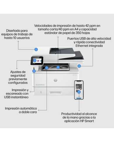 IMPRESORA HP LASERJET PRO 4102DW MFP WIFI DUPLEX MONOCROMO