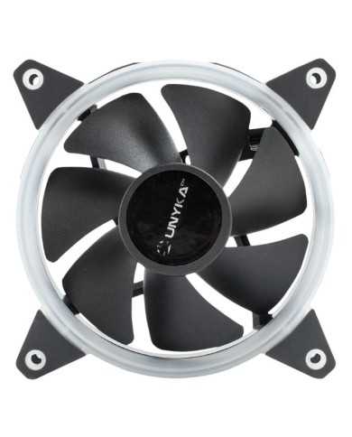 VENTILADOR 12CM UNYKACH CANDY 20 ADICIONAL CHASIS RED RING LED