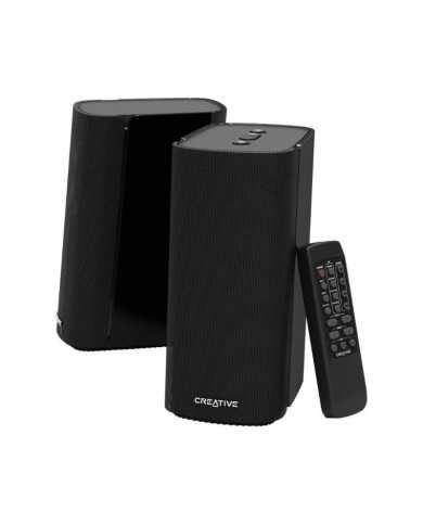 ALTAVOCES CREATIVE T100 2.0 BT AUX USB MANDO 20W