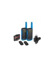WALKIE TALKIE MOTOROLA T62 BLACK/BLUE ( PACK 2 UD )