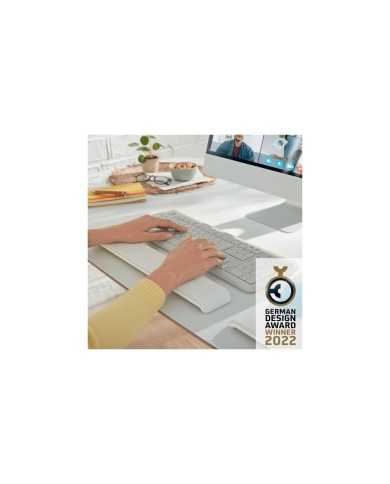 REPOSAMUÑECAS TECLADO LEITZ ERGONOMICO LIGHT GREY