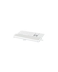 REPOSAMUÑECAS TECLADO LEITZ ERGONOMICO LIGHT GREY