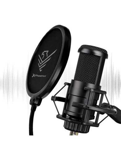 MICROFONO PHOENIX PROFESIONAL + BRAZO ARTICULADO + FILTRO ANTIPOP JACK MICROFONO PHOENIX PROFESIONAL + BRAZO ARTICULADO + FILTRO ANTIPOP JACK
