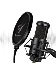 MICROFONO PHOENIX PROFESIONAL + BRAZO ARTICULADO + FILTRO ANTIPOP JACK