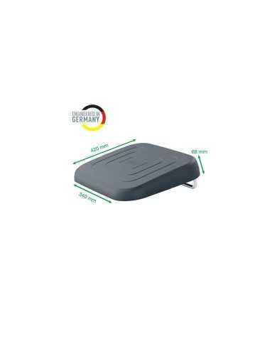 REPOSAPIES ERGONOMICO LEITZ GREY