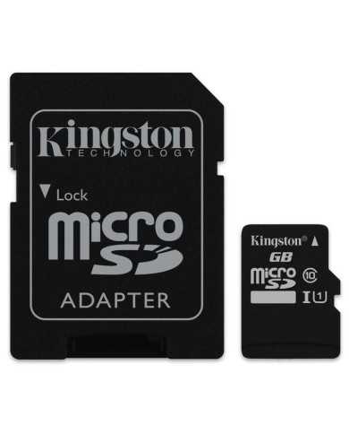 MEMORIA MICRO SD 64GB KINGSTON XC C10 + ADAPTADOR SD