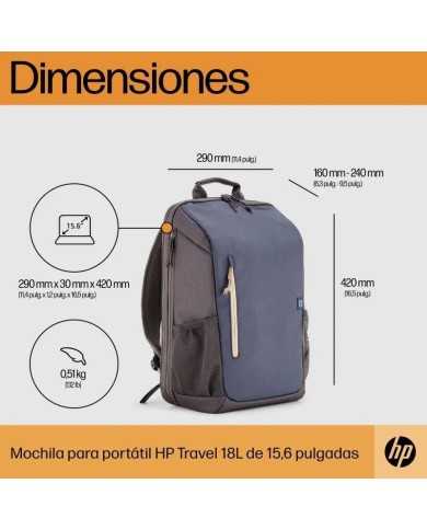 MOCHILA HP TRAVEL NOTEBOOK 15.6 BLUE