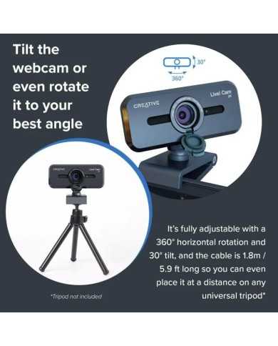 WEBCAM CREATIVE LIVE CAM SYNC FULL HD 2K