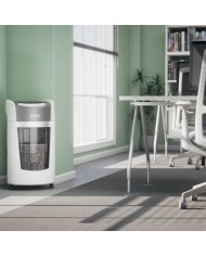 DESTRUCTORA LEITZ IQ OPTIMAX OFFICE P5 AUTOMATICA 35L WHITE