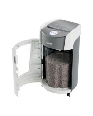 DESTRUCTORA LEITZ IQ OPTIMAX OFFICE P5 AUTOMATICA 35L WHITE