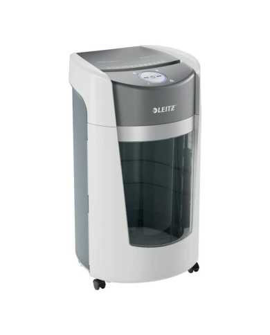 DESTRUCTORA LEITZ IQ OPTIMAX OFFICE P5 AUTOMATICA 35L WHITE
