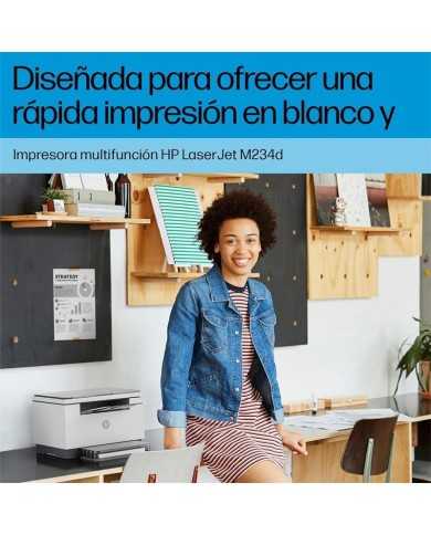 IMPRESORA MFP HP LASER MONOCROMO LASERJET M234D DUPLEX WHITE