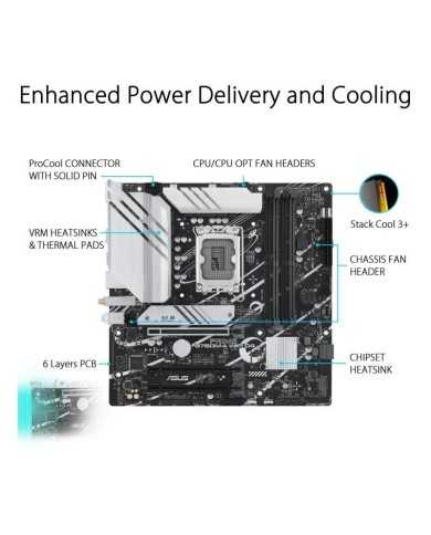 PLACA BASE ASUS B760M-A WIFI D4 M-ATX DDR4 HDMI + DP