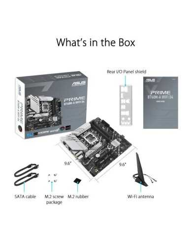 PLACA BASE ASUS B760M-A WIFI D4 M-ATX DDR4 HDMI + DP