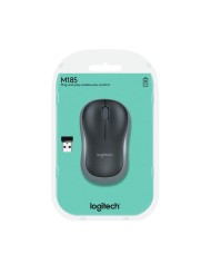 RATON LOGITECH M185 WIRELESS GREY