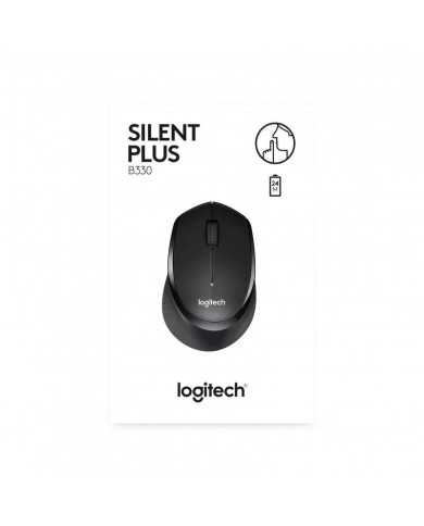RATON LOGITECH B330 SILENT PLUS WIRELESS BLACK