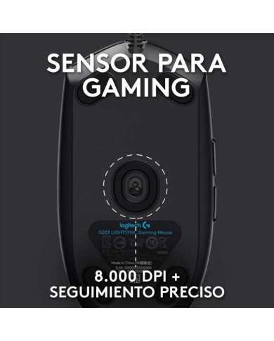 RATON LOGITECH G203 LIGHTSYNC RGB USB BLACK