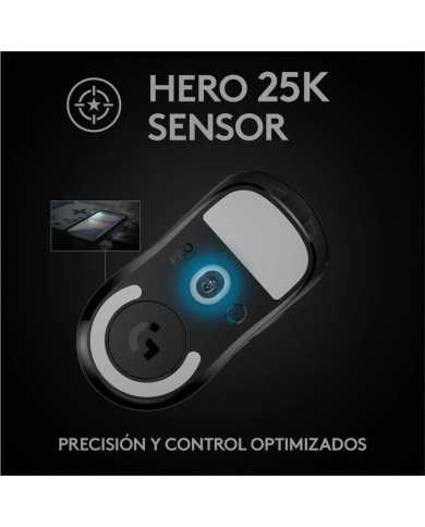 RATON LOGITECH PRO X SUPERLIGHT GAMING WIRELESS BLACK