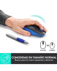RATON LOGITECH M190 WIRELESS BLUE