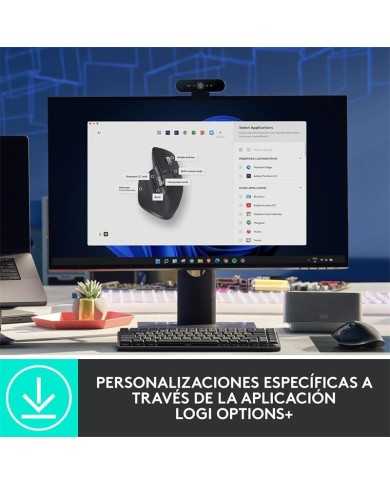 RATON LOGITECH MX MASTER 3S WIRELESS 8000DPI 7 BOTONES BLACK