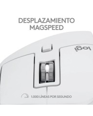 RATON LOGITECH MX MASTER 3S WIRELESS 8000DPI 7 BOTONES WHITE