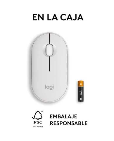 RATON LOGITECH PEBBLE 2 M350S WIRELESS WHITE