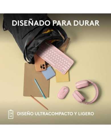 RATON LOGITECH PEBBLE 2 M350S WIRELESS ROSE