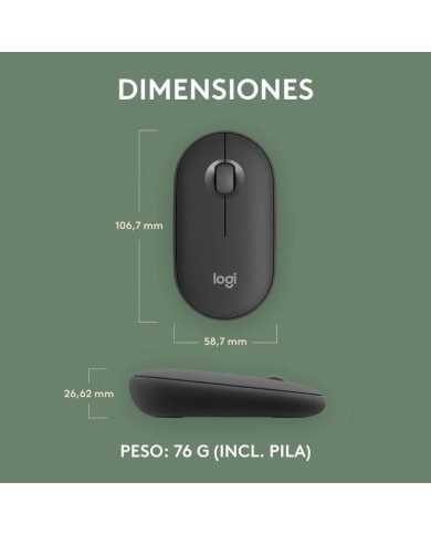 RATON LOGITECH PEBBLE 2 M350S WIRELESS BLACK