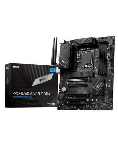 PLACA BASE MSI PRO B760-P WIFI ATX DDR4 HDMI + DP