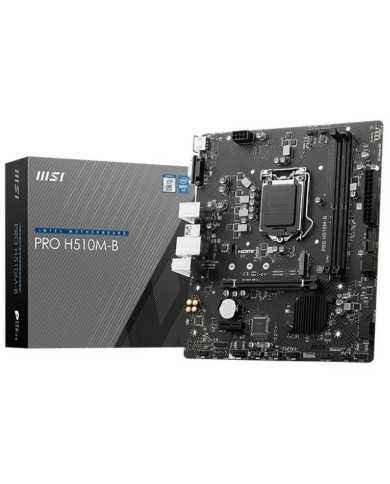 PLACA BASE MSI PRO H510M-B VGA + HDMI ( ONLY 10ª GEN )
