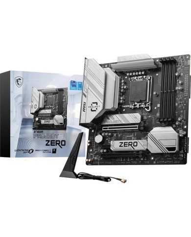 PLACA BASE MSI PRO B760M-PROJECT ZERO MATX 4XDDR5 HDMI + DP