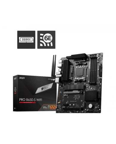 PLACA BASE MSI PRO B650-S WIFI ATX AM5 4XDDR5 HDMI + DP