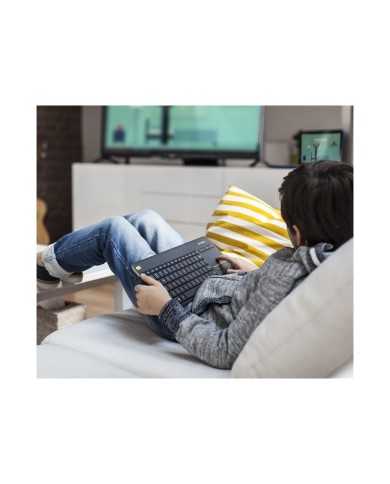 TECLADO LOGITECH K400 RF WIRELESS TOUCHPAD BLACK